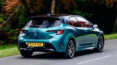 Toyota Corolla Excel in the UK - rear tracking 